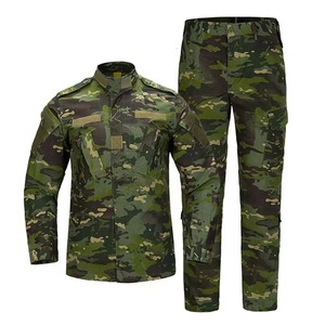 アウトドア戦術作業服特殊部隊マルチポケットトレーニングスーツ耐摩耗性登山ハイキング狩猟用制服
