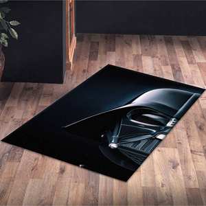 Tapis noirs, tapis personnalisés, tapis Star Wars Darth Vader, tapis imprimé, avec poils doux - Product Image 2