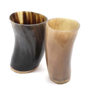 27 Artisanat maison Buffalo Mug Corne Bol de rasage Mousser Rasage Savon Tasse Bols Tasse à boire Fabriqué en Inde - Product Image 6