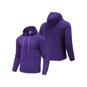 Sudadera con capucha azul claro para hombre al por mayor, talla grande, logotipo personalizado, mezcla de poliéster transpirable, nuevo diseño, Sudadera con capucha lavada con ácido - Product Image 5