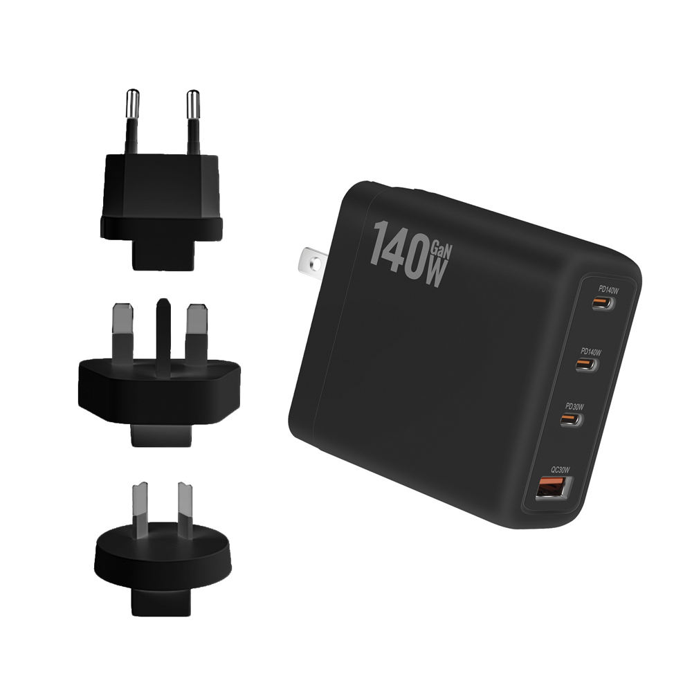 140W 3C1A US Plug + EU/UK/AU Plug