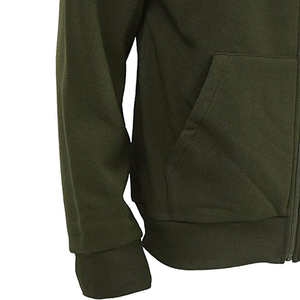 เสื้อฮู้ดซิปผ้าฝ้ายเฟรนช์เทอร์รี่ 400gsm แบบปรับแต่งได้ ทรงหลวม ไหล่ตก ผ้าฟลีซสำหรับฤดูหนาว จำหน่ายส่งจำนวนมาก - Product Image 3