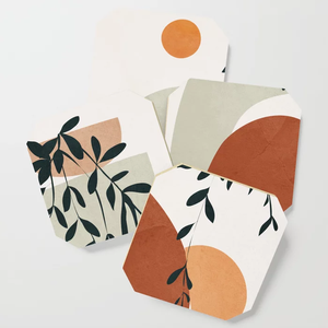 Customized New Design Mother of Pearl Bone Inlay Serving Tray Bone Inlay Coasters-Table Decor Mats & Pads - Product Image 5