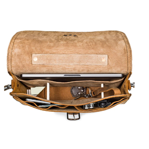 Maletín de Cuero para Portátil, Bolso de Hombro Clásico con Cierre de Hebilla, Construcción Duradera para Uso Profesional - Product Image 3