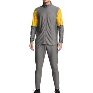 Hombres Negro Ropa de Entrenamiento Jogging Poliéster Ligero Cómodo Diseño Personalizado Gimnasio Fitness Deportes Chándales - Product Image 5