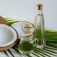 Huile de coco vierge raffinée transparente TAKIMEX 100% pour les soins de la peau, la cuisine et la beauté, qualité A, Vietnam-BenTre, emballage en fût de 200L
