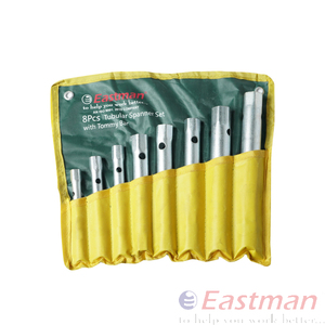 Clé à douille tubulaire Eastman, robuste, zinguée, kit enroulé, avec ou sans barre Tommy, acier au carbone, métrique - Product Image 5