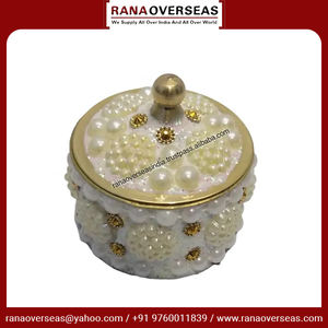 Vermillion Kumkum Sindoor กล่องดั้งเดิมและสง่างาม,พร้อมฝาปิดสำหรับของวัด Pary และของชำร่วยงานเลี้ยง - Product Image 6