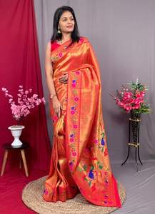 Dernier Designer Pure Soft Kanjivaram Tissu Soie Saree Par Fab Zone - Product Image 5
