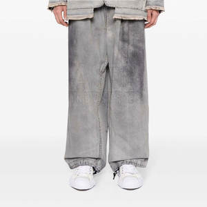 กางเกงใส่สบายเอวยางยืดกางเกงซีดจางน้ำหนักเบา - Product Image 2