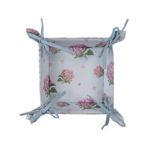 Natural White and Black Dotted Cotton <b>Bread</b> <b>Basket</b> - Product Image 6