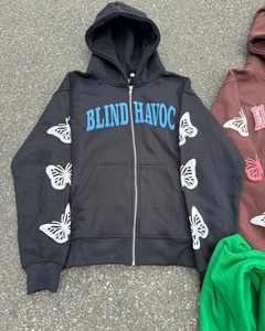 Sudaderas con capucha informales de invierno para hombre, Color sólido, 100% algodón, diseño de bolsillo de ajuste Regular, ropa de moda de alta calidad - Product Image 3