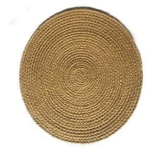 Set de 6 pièces tapis de Table antidérapant, écologique, à la mode, 100% coton lin, napperons côtelés - Product Image 4
