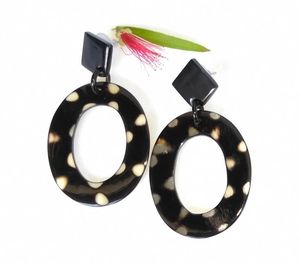 Pendientes de Aro de Resina Epoxi de Moda al por Mayor, Joyería Hecha a Mano, Regalo de Cumpleaños para Mujer, Artesanía de Resina - Product Image 1
