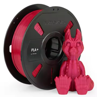 Filament d'impression 3D Numakers de qualité supérieure, 1 kg, 1,75 mm, PLA Rouge Impérial, 200°C, impressions durables, précises et aux couleurs vibrantes