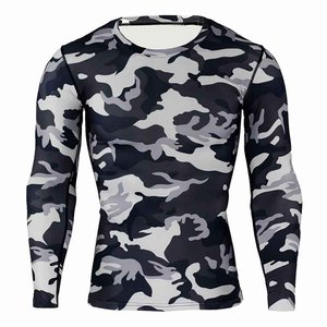 Customized Logo Breathable Eco-Friendly Quick Dry <b>Men</b> Rash Guard Heat-Transfer Printing <b>Swimming</b> Outdoor Activity - Product Image 1