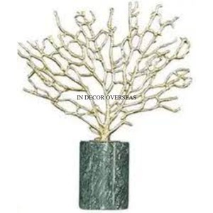Look accrocheur de haute qualité plaqué or arbre Designer Sculpture en métal robuste maison et hôtel Table pièce maîtresse décor approvisionnement - Product Image 6