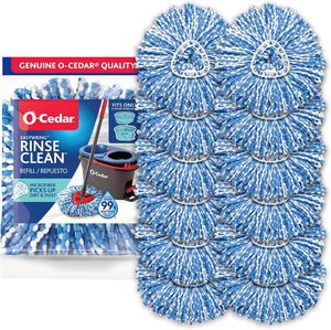 O-Cedar RinseClean <b>Spin</b> <b>Mop</b> Microfiber Refill, 1 CT (Pack of 12) - Product Image 3