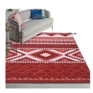 Meilleure vente de tapis de course en coton rayé moderne léger tissé à plat tapis durable pour les couloirs de passage et les petits points d'entrée - Product Image 4