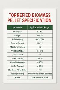 High-Energy Torrefied Biomass Pellets for Clean, Efficient, and Carbon-Neutral <b>Fuel</b> in <b>Industrial</b> Power Applications - Product Image 3