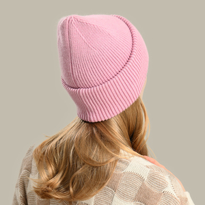 Automne hiver couleur unie bébé tricoté chapeaux enfants filles garçons bonnets casquettes chaud doux décontracté chapeaux pour enfants - Product Image 2