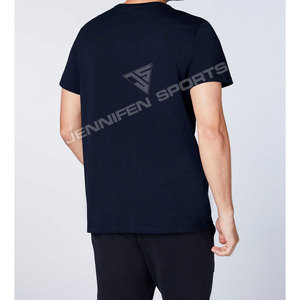 Camiseta Personalizada para Hombre, 100% Algodón, Estilo Hip Hop, con Logotipo Impreso, Manga Corta, Transpirable, de Secado Rápido, Ligera, Tallas Grandes - Product Image 6