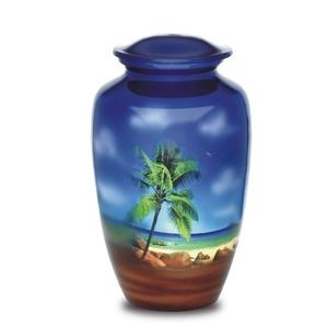 โกศสำหรับขี้เถ้าศพผู้ใหญ่รักชายหาดโกศขนาดใหญ่สำหรับขี้เถ้าของคนที่คุณรักขนาด10.5 "& 220ลูกบาศ์กใน - Product Image 1