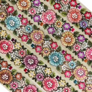 Premium hermoso bordado Floral Jacquard vestidos de encaje tradicional Casual étnico hogar lujo Boho Vintage romántico lujo - Product Image 1