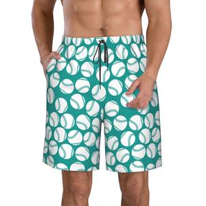 High Street Personnalisé Sports D'été Formation Baseball Shorts Coton Polyester Taille Élastique Solide Motif Sublimation Bargin - Product Image 4