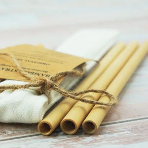 Pailles à boire en bambou de qualité supérieure, Vietnam, produit durable, zéro déchet, biodégradable - Product Image 1