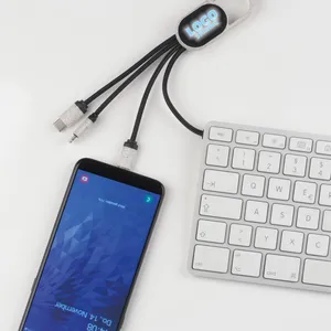 Cavo di Ricarica 3-in-1 Personalizzato Carmen, Gadget USB Promozionali - Product Image 2