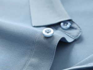 Polo de seda personalizado de manga corta, ropa de trabajo de punto teñida lisa de color sólido antibolitas, de secado rápido, bordado, ajustado, ODM - Product Image 4