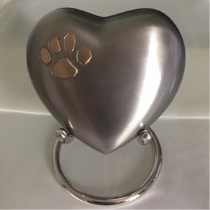 Meilleure vente de petits souvenirs métalliques de haute qualité en forme de cœur, urne de crémation pour cendres funérailles - Product Image 5