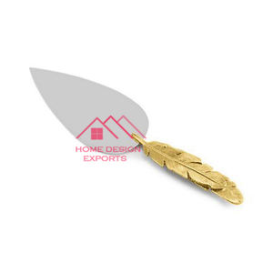 Ensemble de couteau à gâteau et de serveur pour mariage Restaurant Hôtel Utilisation 2025 Vente chaude Poignée de créateur faite à la main en métal - Product Image 5