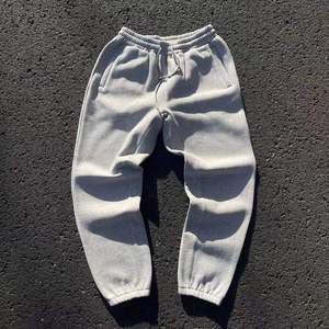 Nueva ropa de calle para hombre, pantalones de chándal apilados en blanco, pantalones casuales de algodón para hombre, pantalones sueltos, pantalones holgados para hombre - Product Image 6