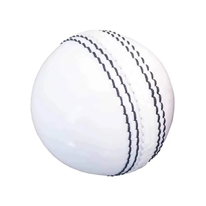 Pelota de Cricket dura blanca personalizada con servicio OEM para adultos, pelota de entrenamiento de cuero para jardín, pelotas de Cricket de jardín - Product Image 1