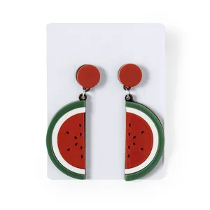 Orecchini Personalizzabili in Acrilico Kely, Gadget a Tema Frutta Personalizzati - Product Image 2