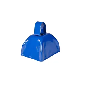 Manufacturers Supplier Printed Sport Game Noise Maker Cow Bell Metal Custom Logo Cowbell