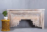 Table Console en bois rustique, simple et moderne, au Design Unique et finition, confortable, Table/présentoir, prix de gros pour décoration de maison
