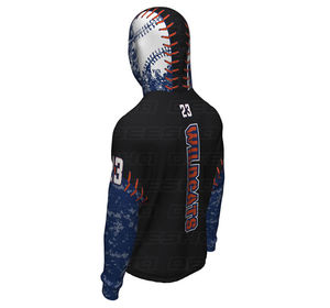 Sweat à capuche personnalisé unisexe NC Corporation pour hommes en polaire camouflage pour la chasse d'hiver Sweat à capuche en polyester à sublimation - Product Image 5