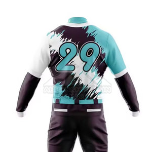 ชุดกีฬาเบสบอล ดีไซน์ใหม่ ชุดเบสบอล โพลีเอสเตอร์ 100% ชุดเบสบอลสำหรับขาย - Product Image 5