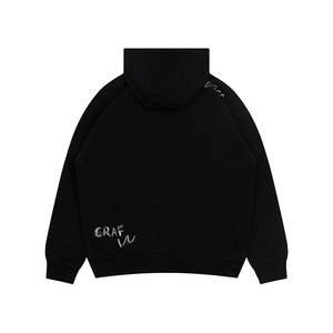 Sudadera con Capucha de Invierno Lisa para Serigrafía, Pantalones Deportivos con Doble Cremallera, Sudadera en Capas, Chándal 100% Algodón Felpa, Talla Grande - Product Image 4