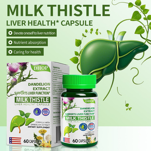 Дхоп печень Детокс добавка с одуванчиком молоко чертополох травяные капсулы для поддержки функции печени и очистки тела - Product Image 2