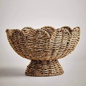 Cesta de almacenamiento de pasto marino más vendida para decoración del hogar y la cocina, cuencos de pasto marino hechos a mano - Product Image 5