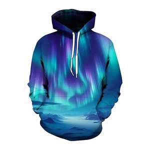 Sweat-shirt à capuche surdimensionné imprimé streetwear unisexe en molleton épais pour l'hiver, service OEM disponible - Product Image 2