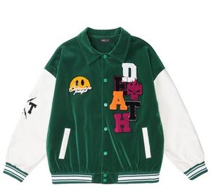 Veste en toile polaire classique pour homme personnalisable, 100% coton, streetwear, logo patch, service OEM, imperméable, respirante - Product Image 2