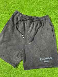 กางเกงขาสั้นทันสมัยสำหรับฤดูใบไม้ผลิและฤดูร้อนสำหรับทุกเพศผ้าเทอร์รี่ฝรั่งเศสกระเป๋า2ข้างดึงเชือกปิดทำในปากีสถาน - Product Image 3