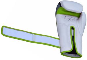 Enfants 14oz 16oz cuir de vachette menthe Grain en cuir PU équipement d'entraînement coup de pied boxe sparring gants de frappe pour la boxe d'arts martiaux - Product Image 3