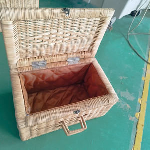 New Design Customer-Friendly Storage Baskets Easy-to-Carry Rattan <b>Suitcase</b> - Product Image 5