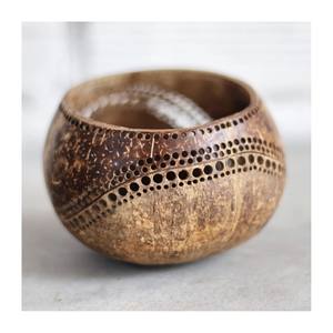 กะลามะพร้าวหรูหราเทียนยืนนอร์ติคสไตล์งานแต่งงานบ้านร้านอาหารตกแต่งอุปกรณ์เสริมผู้ถือเทียนชาม - Product Image 1